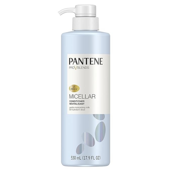 Pantene, 1 Shampoo & 1 Conditioner, with Micellar Water, 17.9 fl oz each - Picture 3 of 8